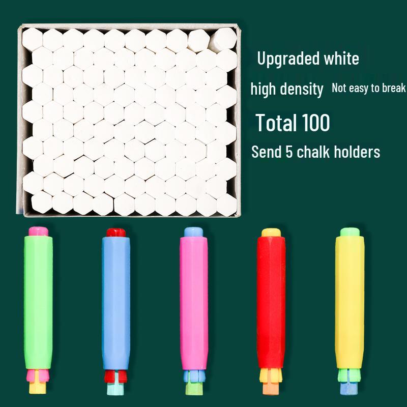 Hexagonal Dustless Colored Chalk for Children's Blackboard and Classroom Teaching