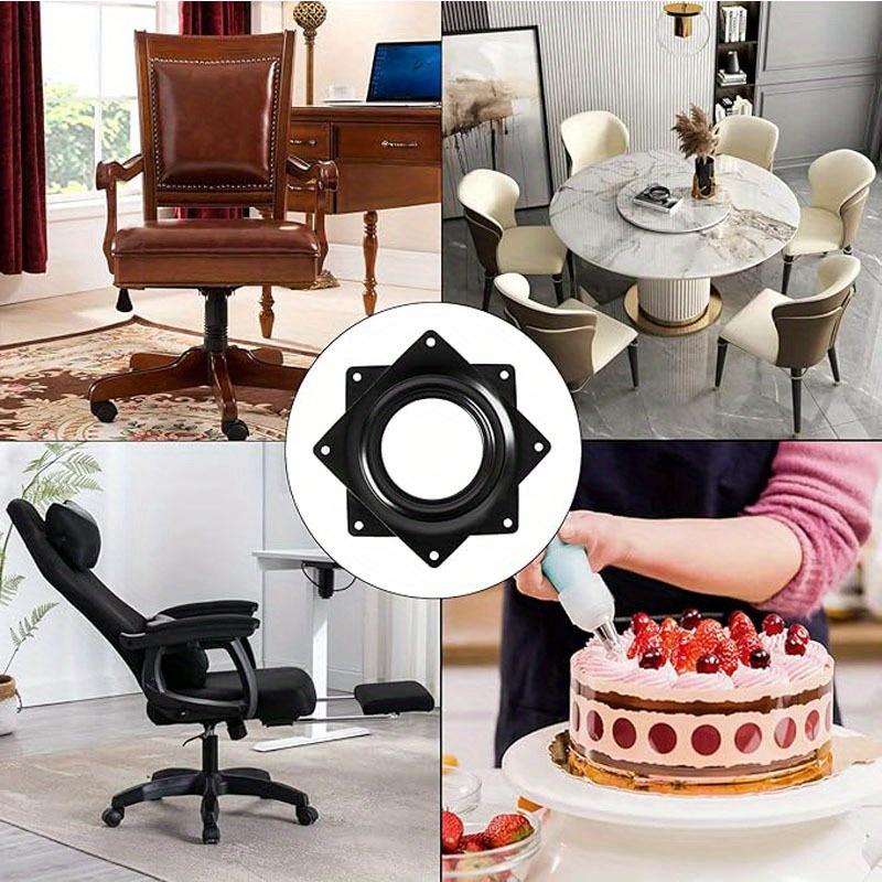 8pcs Turntable Steel Ball Bearing Rotating Tray Strong Sturdy Table Cabinet