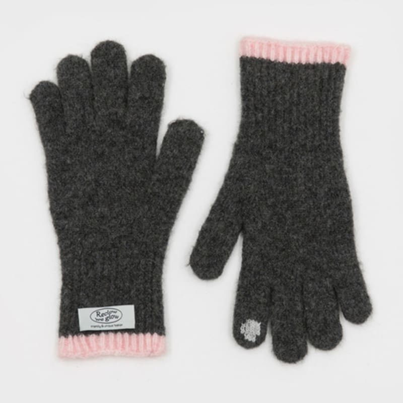 RECLOW FROZEN MUFFLER GLOVE SET CHARCOAL