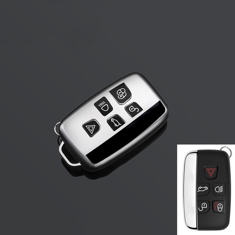 TPU Car Remote Key Case Cover for Land Rover Range Rover Sport Velar Evoque Freelander Discovery Jaguar XF XJ XJL XE
