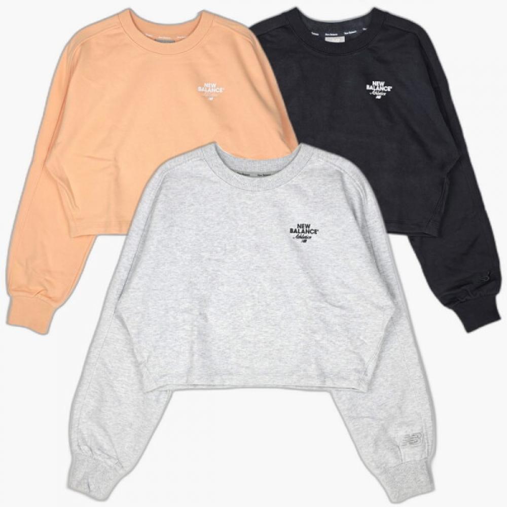 

New Balance Футболка Кроп Круглый Свитшот Полуоверсайз Nbnce1w232 (19)Black/085(S)