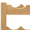 12 Bottle Wine Rack 47 x 21 x 36 cm Solid Oak