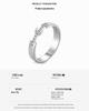 S925 Sterling Silver Crescent Ring with Micro-Zircon for Women – Christmas Edition