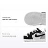 Air 1 Low ALT SE TD White Black Matte Silver Baby Sneakers Fire-Red IB3886-106