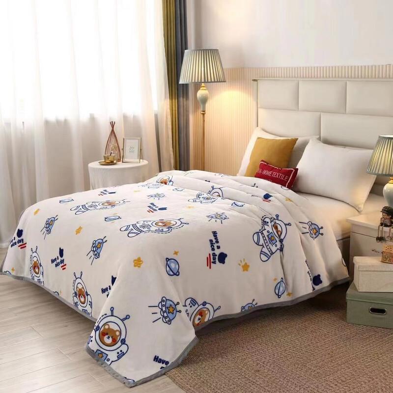 Tengfuxiang Thick Flannel All-Season Blanket