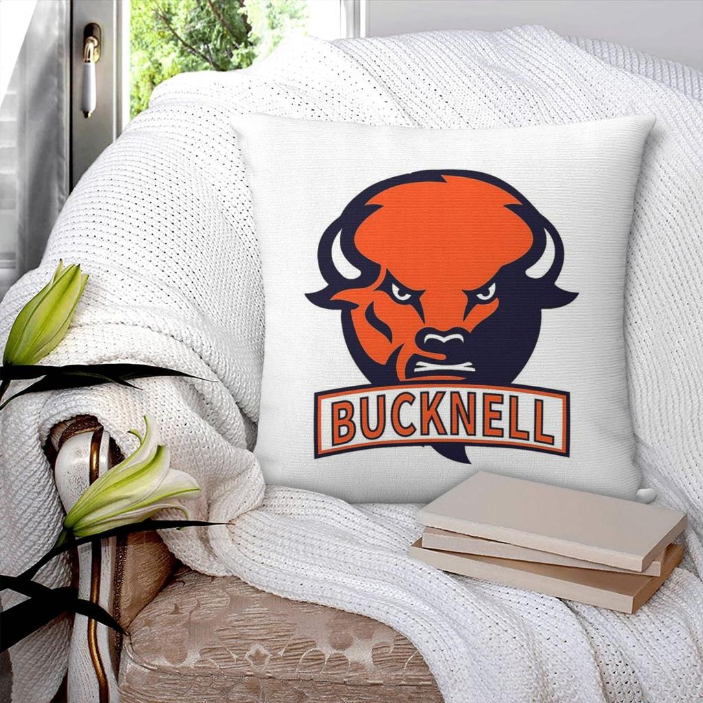 Bucknell University Square Pillowcase Polyester Linen Velvet Creative Zip Decorative Throw Pillow Case Home Cushion Cover