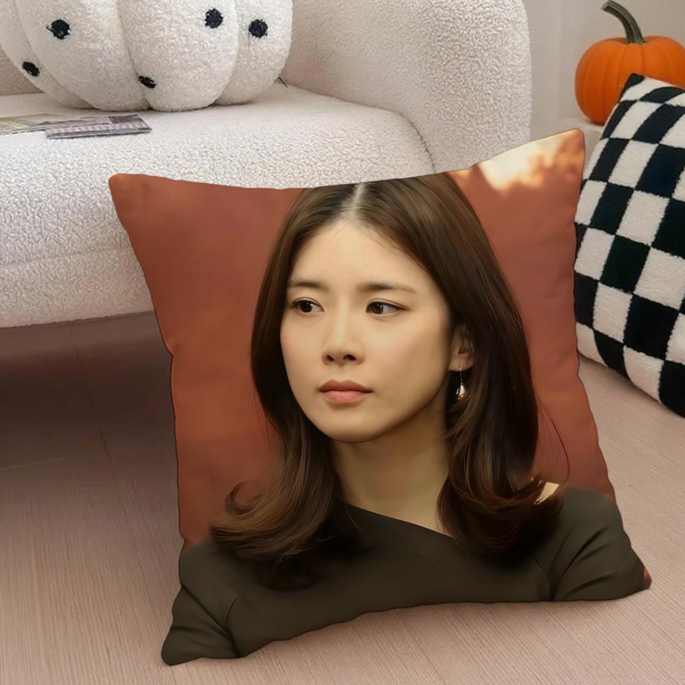 Actor Elegant LLee Bo Young Cushion Cover Throw Pillow Cover Hidden Button Durable Polyester Chair Cushion