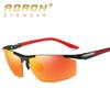 aoron Okulary przeciwsłoneczne polaryzacyjne noktowizyjne aluminiowo-magnezowe okulary rowerowe okulary