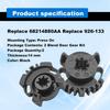 2Pcs HVAC Blend Door Gear Kit Compatible with 2011 2012 2013 2014 2015 2016 JEEP GRAND CHEROKEE HVAC Heater Blend Door Actuator 68214880AA