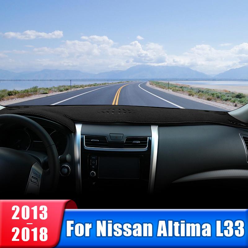 Car Dashboard Cover For Nissan Altima L33 Teana J33 2013 2014 2015 2016 2017 2018 trument Desk Sun Shade Mat Pad Accessories