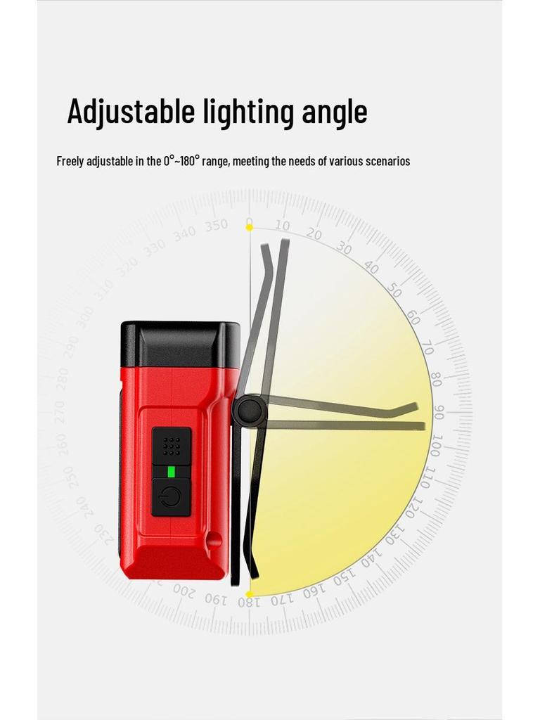 Induction Headlamp: Ultra-Bright, Long-Range LED with Extended Battery, Red Light, Clip-On for Fishing and Repair.