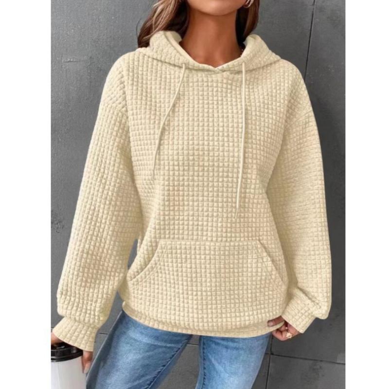 Women's Hoodie Loose Pullover Hooded Long Sleeved Hoodie Kangaroo Pocket Hoodie