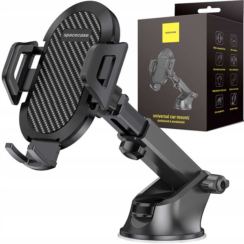 Sc Car Holder Sc01 Dash/Windshield Black