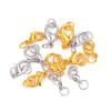 10Pcs DIY Jewelry Alloy Lobster Buckle, High-Quality Keychain Buckle, Handmade Accessory Single Circle Connection Buckle