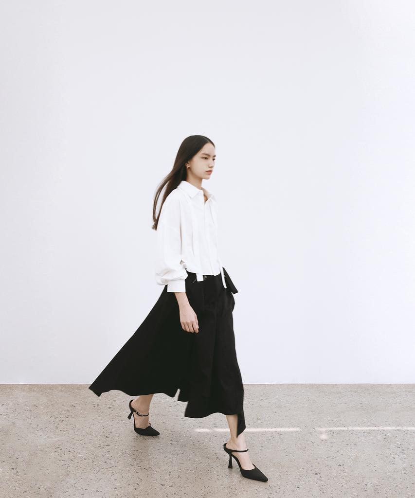Monophobia Asm Cotton Wrap Skirt Black Cotton Wrap Skirt Black