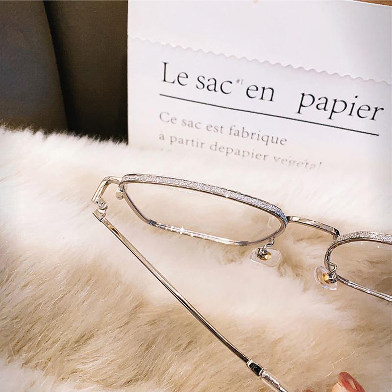 Big Square Frame Myopia Glasses For Women Men Anti Blue Light Computer Eyeglasses Prescription Eyewear Diopter 0 -1.0 To 6.0
