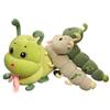 100/130cm Colorful Caterpillar Plush Toy For Children Soft Hold Pillow Doll Boys Girls High Quality Peluche Cushion New Gifts