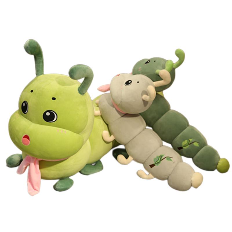 100/130cm Colorful Caterpillar Plush Toy For Children Soft Hold Pillow Doll Boys Girls High Quality Peluche Cushion New Gifts