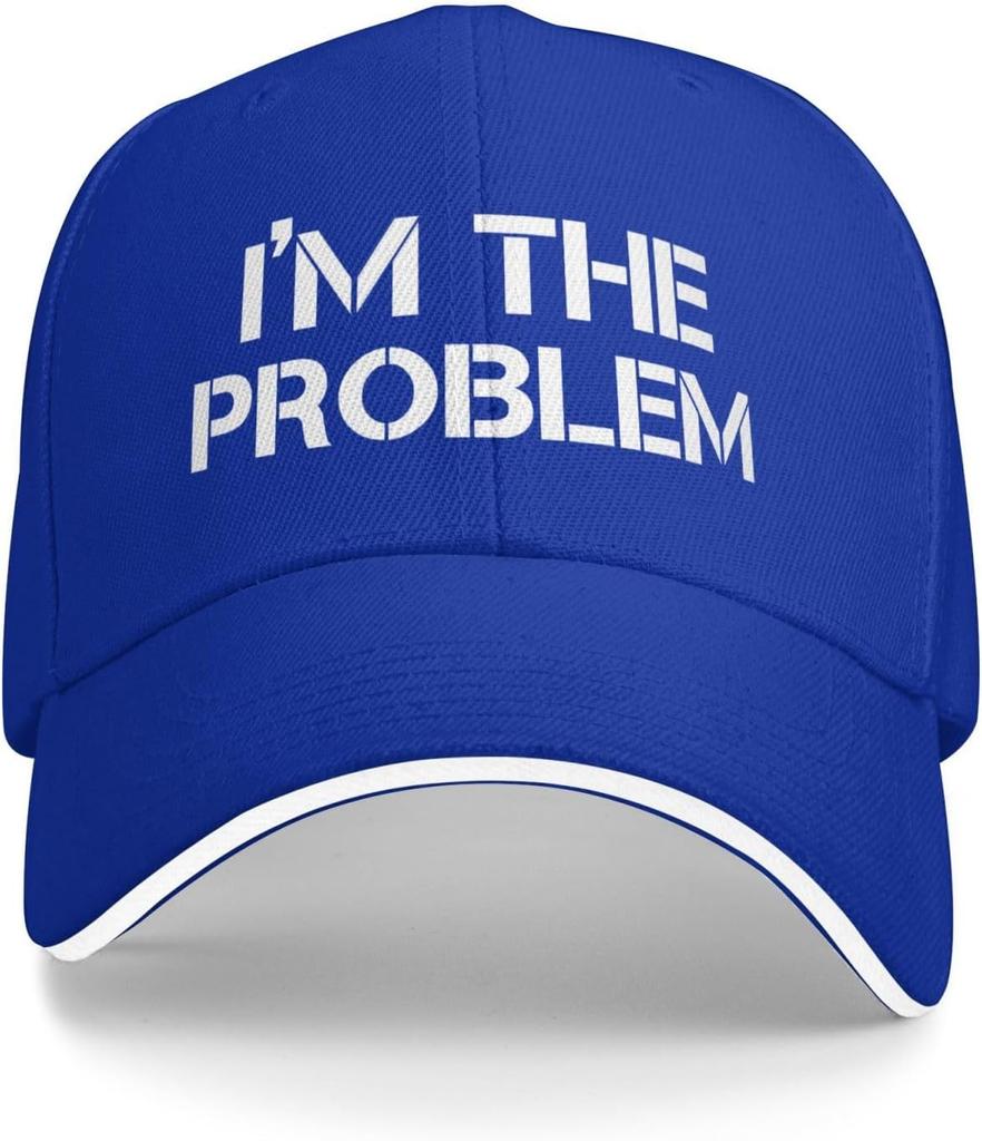 I Am The Problem Statement Baseball Cap Polyester Adjustable Dad Hat Unisex