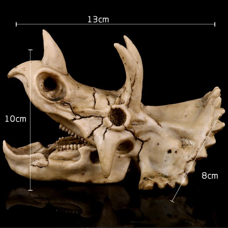 Triceratops Skull Resin Artifact Skull Personality Decoration Gift