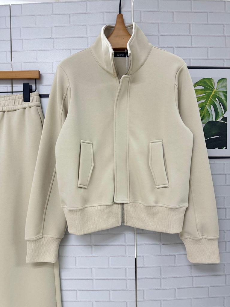 Korean Hot Girl Spring 2026 Slimming Hoodie & Floor-Length Pants Set for Women
