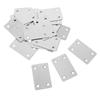 stainless steel right Angle bracket, straight four hole fixed Angle bracket, furniture fasteners, wood, shelves, cbinets