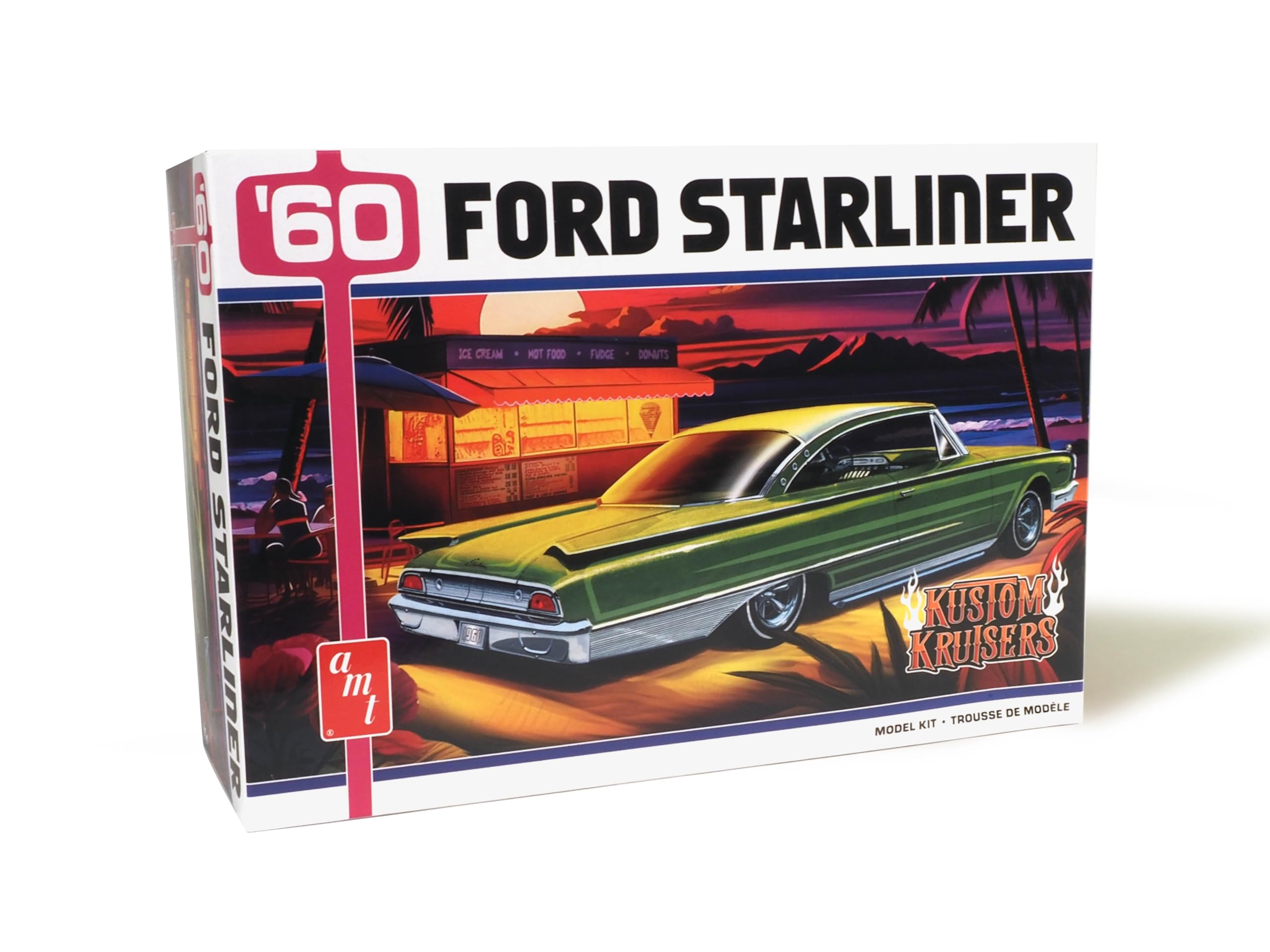

AMT Custom Cruiser Series 1960 Ford Starliner Custom Plastic Model Kit AMT1472 1/25 (Car)