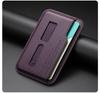 Strong Magnetic Wallet Slots Card Holder Case for Magsafe IPhone 17 16 15 14 13 Pro Max with Card Slots Finger Ring Wrist Strap