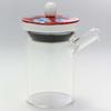 Hasami Ware Clear Pot and Soy Sauce Dispenser, Large, Owl Design, 405006C701