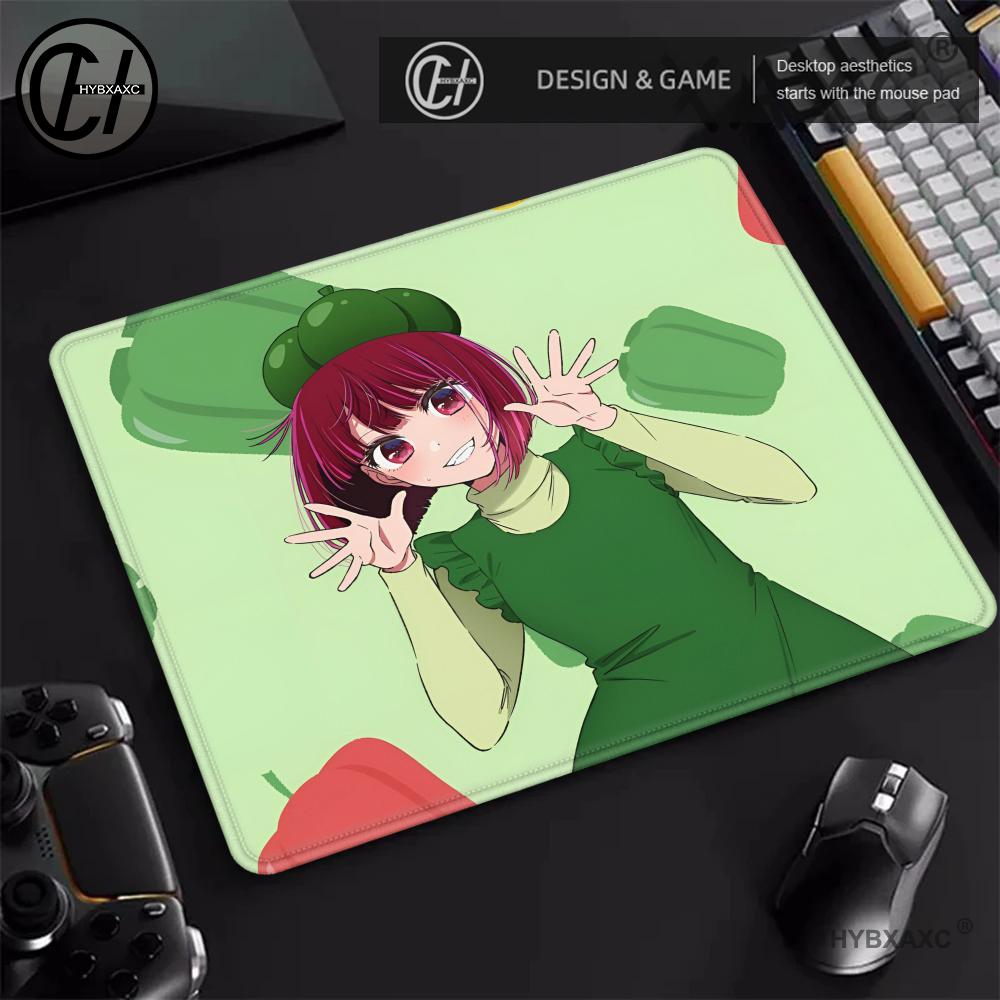 Oshi No Ko Animation Beautiful patternsOffice Computer Desk Mat Table Keyboard Small Mouse Pad Laptop Cushion Nonslip Decor
