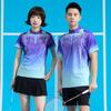 Men Women Badminton Set Quick Dry Breathable Sport Shirt Shorts Team Uniform Professional Competition Wear