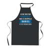 Kitchen Apron - PLANETEE - Daniel Parfait - Black - Breton Print - 90x60 Cm