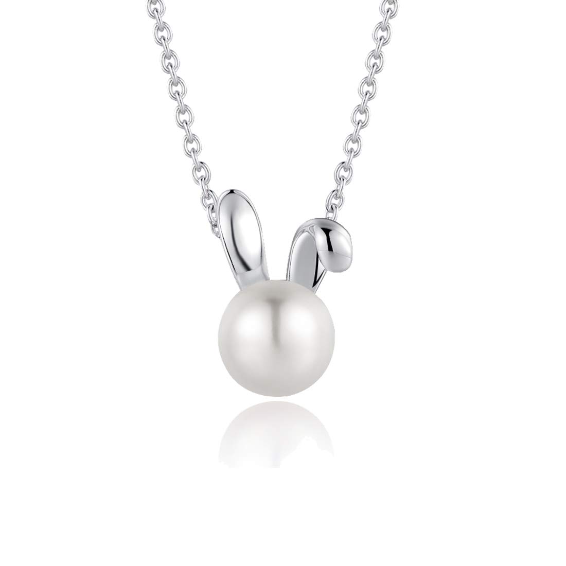 

FANCIME K18 Біле золото Akoya Pearl Rabbit June Birthstone Перлинове намисто Подарункова упаковка День Народження Ювілей День Різдва Подарунок Подарунок Жіночий Матері