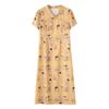 Plus-size Women's Vintage Cheongsam Dress Summer New Style Long Dress