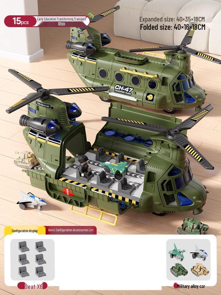 

Очень большая ударопрочная игрушка-самолет из сплава - инерционная машинка для детей 3-6 лет - идеальный подарок на день рождения для мальчиков