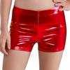 Shorts de Danse Jazz Unisexe Finition Métallique Brillante Ceinture Élastique Style Boxer Costume de Performance pour Enfants