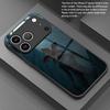 Creative Design Tempered Glass Phone Case Suitable for iPhone17 16 15 14 13 12 11Pro/Max/Plus Anti Drop and Shockproof Backcover