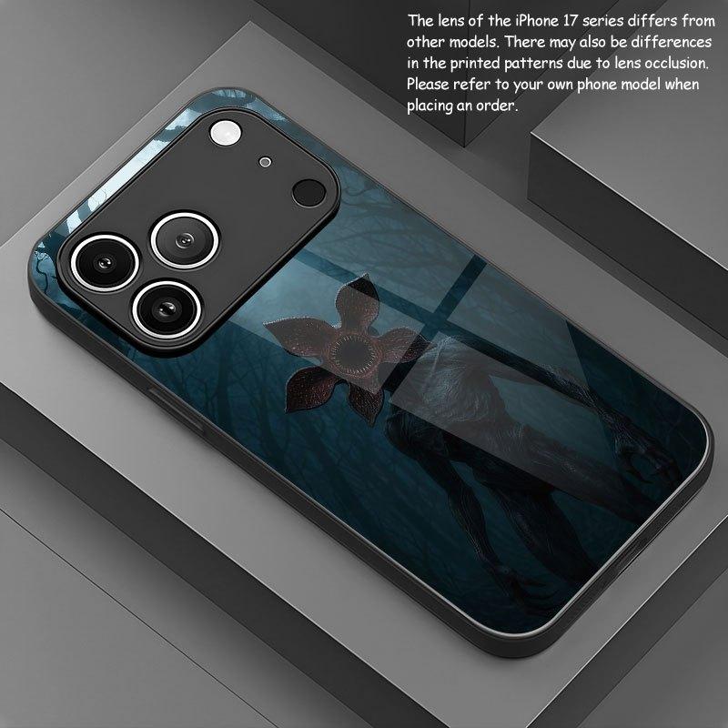 Creative Design Tempered Glass Phone Case Suitable for iPhone17 16 15 14 13 12 11Pro/Max/Plus Anti Drop and Shockproof Backcover