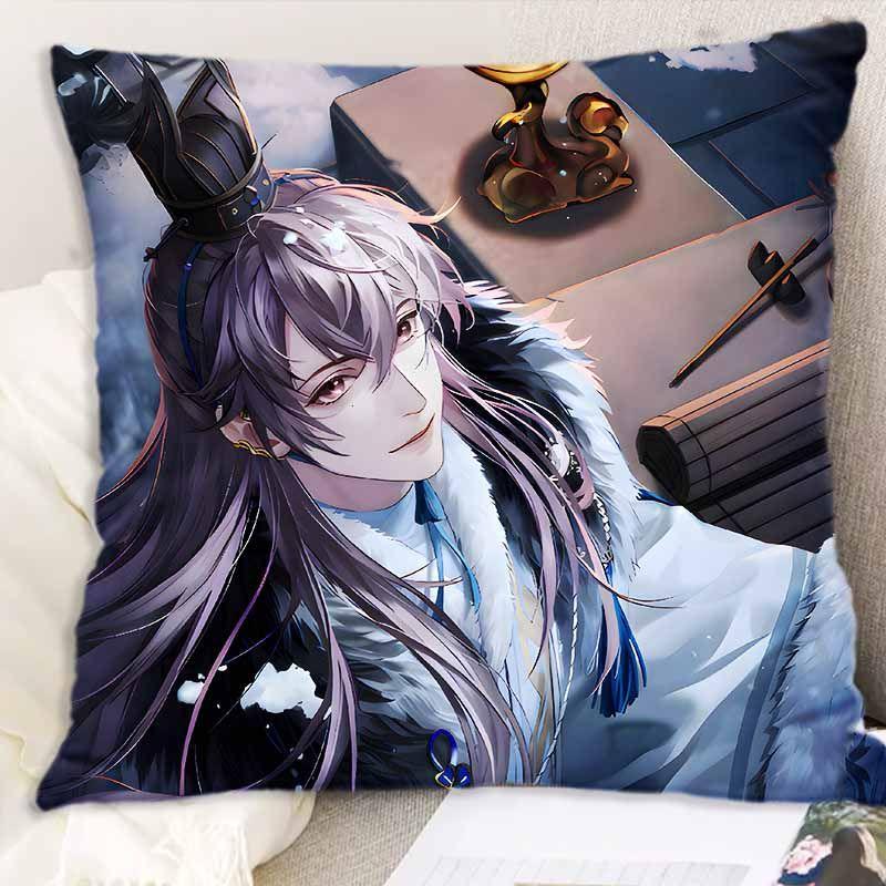 1pc Code name - Yuan Pillow Guang - Lingwang animation 2D pillow case Customized student dormitory bedroom bedside pillow case
