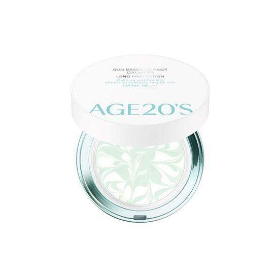 AGE20S Sun Essence Pact Weapon-Free Calming Plan (Main Product + Refill + Keyring Bag)