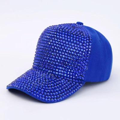 Retro Damen Strass Baseballkappe: Stilvoller Reise-Sonnenhut