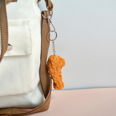 Klíčenka s jídlem Imitace Kuřecí stehno Křídla Kuřecí nugety Přívěsek