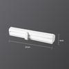 Reusable Food Wrap Dispenser with Cutter Sliding Cling Film Divider, Aluminum Dispenser, Paper