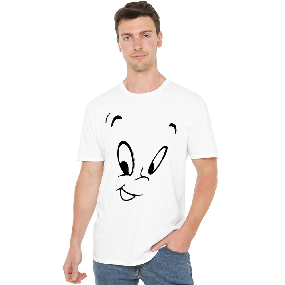 Casper Unisex Adult Face Ringspun Cotton T-Shirt