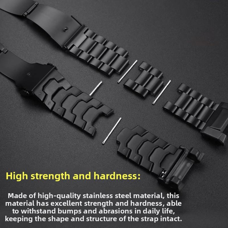 Pour Casio G-SHOCK Big Mud King Troisième Génération GWG-B1000 Bracelet de Montre en Acier Inoxydable Homme Bracelet Métallique
