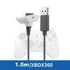 For XBOX 360 Wireless Controller Handle Connection Cable 1.5M USB Charger Cable