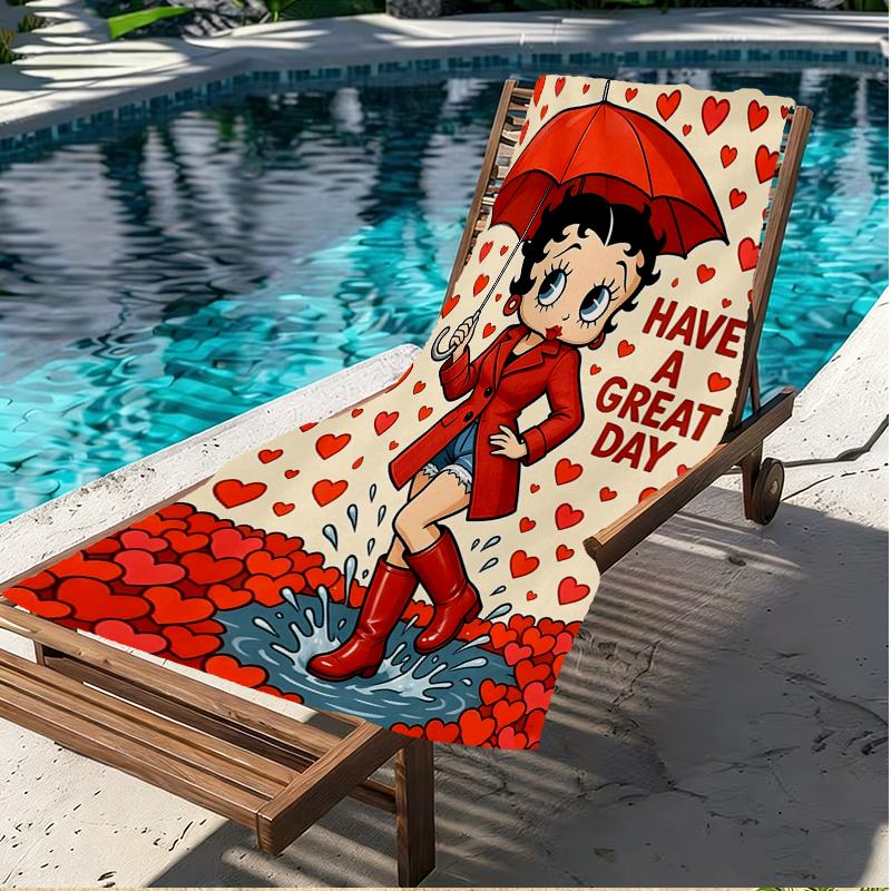 Doll Print Beach Towel, Versatile Lightweight Absorbent Beach Towel for Pool Surf Yoga Bathroom, Perfect Birthday Holiday Gift