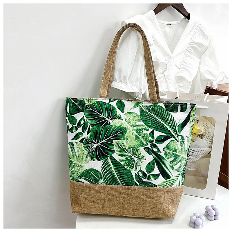 Summer Beach Holiday Shopping Handbag Travel Shoulder Print Pattern Unisex