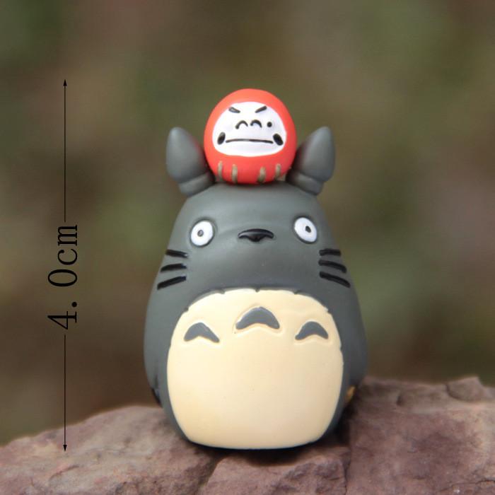 Cute Cartoon Totoro Overhead Dharma Micro Model Ornament For Prop Landscape