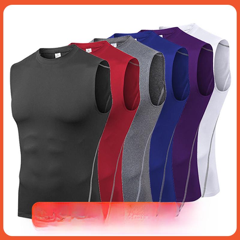 Men's Quick-Drying Sleeveless Compression Running Vest